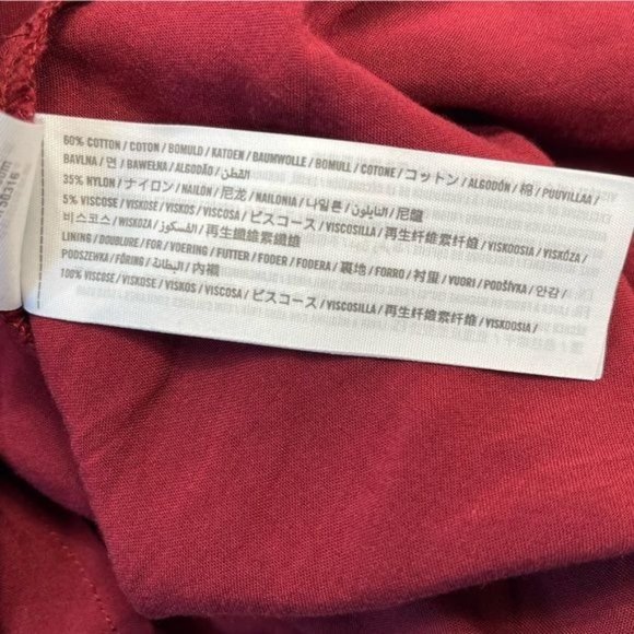 Hollister Dress Womens Size Small Maroon Lace Long Sleeve , New With Tags - Picture 12 of 16